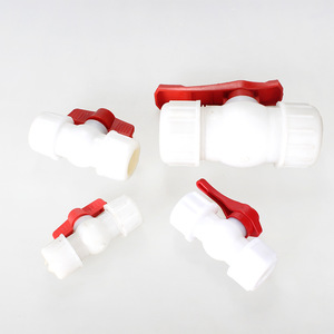 Plastic Ball Valve 1 In Manual Water Pipe Fitting For Water <b>Conservancy</b> - Product Image 2