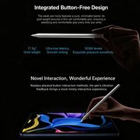 Pena Stylus Xiaomi Focus Pro 16384 Level Sensitif Tekanan, Pena Gambar Sentuh Pintar untuk Xiaomi Pad 8
