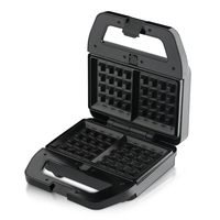 Machine à sandwich AKANE 800W 7 en 1, appareil de petit-déjeuner électrique avec plaques de cuisson interchangeables pour sandwich, gaufres et grillades