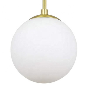 <span class=keywords><strong>Paralume</strong></span> in Vetro Smerigliato Bianco per Lampade a Globo, Ricambio per Applique da Parete e Lampade a Sospensione in Stile Moderno Francese - Product Image 2