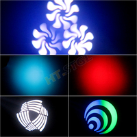 Projecteur LED mobile 100W avec effets Gobo, Wash, Beam et couleur, DMX512, pour éclairage de scène, DJ, club, fête, concert, événement