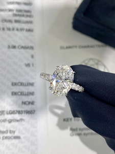 Женское мужское обручальное бриллиантовое кольцо, ювелирное изделие на заказ, 10 карат, 14 карат, 18 карат, золото, выращенное в лаборатории, бриллиантовое кольцо - Product Image 2