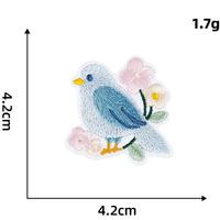 Petits patchs brodés en forme d'oiseaux, thermocollants ou à coudre, adaptés aux accessoires vestimentaires DIY tels que vêtements, sacs et chapeaux