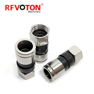 Conector de <span class=keywords><strong>Cable</strong></span> Coaxial RG6 de Grado Profesional con Interfaz Macho F, Adaptador de Compresión RF para CATV/SAT/<span class=keywords><strong>Internet</strong></span> - Product Image 5