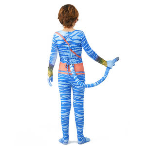 Disfraz <span class=keywords><strong>de</strong></span> <span class=keywords><strong>Jake</strong></span> Sully y Neytiri <span class=keywords><strong>de</strong></span> XJ TV & Movie, Traje Zentai, Mono para Niños y Adultos, Disfraces <span class=keywords><strong>de</strong></span> Halloween, Conjunto Familiar - Product Image 3
