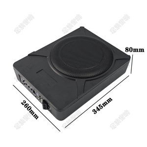 Subwoofer actif de 10 pouces pour voiture, 12V, mince, avec amplificateur intégré pour l'audio automobile, OEM ODM Factory - Product Image 6