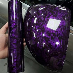 Vinilo para Automóviles PET de Fibra de Carbono Forjado con Acabado Brillante, Cambio de Color, Autoregenerable, Antiarañazos, Protección UV, Protección Infrarroja, Antiamarilleo - Product Image 6