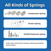 Ressort de compression, de torsion et de tension en fil plat, sur mesure, en acier inoxydable, pour machines industrielles, petites et grandes dimensions