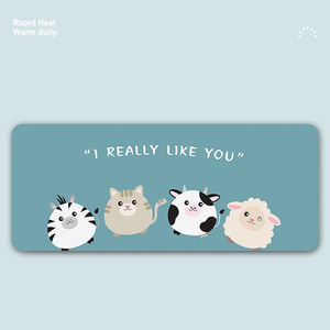 Grande maison de bureau de Noël d'hiver de taille longue utilisant le contrôle du temps de 80*33cm bureau de chauffage chaud à 2 niveaux tapis de souris bon marché et meilleurs - Product Image 2