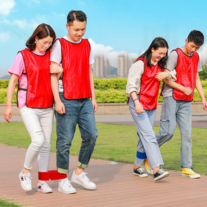 Bandas <span class=keywords><strong>de</strong></span> <span class=keywords><strong>carrera</strong></span> <span class=keywords><strong>de</strong></span> 3 patas para niños y adultos para jardín <span class=keywords><strong>de</strong></span> infantes y campo educativo al aire libre día cumpleaños carnaval fiesta juegos familiares - Product Image 4