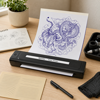 Xprinter K82 2026 Nuevo Diseño, Copiadora de Transferencia de Tatuajes A4, Portátil y Delgada, Conexión a Todos los Dispositivos para Trabajadores Profesionales de Tatuajes