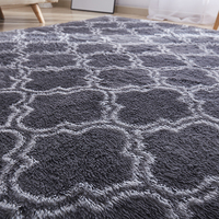 Wholesale Soft Shaggy Rugs PV Carpets High Pile Faux Fur Fluffy Mats for Livingroom and Bedroom