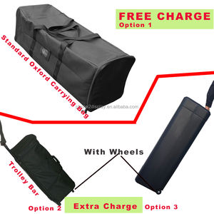 Vitrine d'exposition portable en aluminium de 3 pieds avec étagères en acrylique rétroéclairées pour salon professionnel - Product Image 6