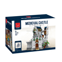 Bloques de Construcción Nuevos y Populares, Serie de Calles de Ciudades Modernas, Modelo de Juguete de Construcción a Escala 1:8, Plástico para Niños, 8603 Piezas