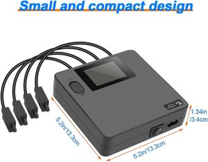 Chargeur de batterie multiple pour DJI <span class=keywords><strong>Mavic</strong></span> <span class=keywords><strong>Air</strong></span> 3, hub de charge de batterie avec écran LCD pour batteries DJI <span class=keywords><strong>Air</strong></span> 3 et télécommande - Product Image 6
