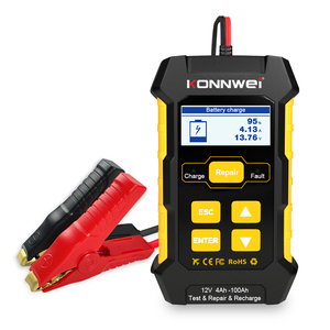 <span class=keywords><strong>Chargeur</strong></span> de batterie à 7 étages KONNWEI KW510 <span class=keywords><strong>Testeur</strong></span> de batterie de voiture en gros d'usine pour batterie AGM GEL au plomb 12V - Product Image 1