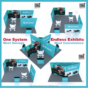 Stand de Exhibición Portátil <span class=keywords><strong>y</strong></span> Modular <span class=keywords><strong>para</strong></span> Alimentos Saludables, Personalizado <span class=keywords><strong>para</strong></span> Ferias Comerciales, con Mostrador <span class=keywords><strong>y</strong></span> Estante de Exhibición <span class=keywords><strong>para</strong></span> Marcas de Alimentos - Product Image 3