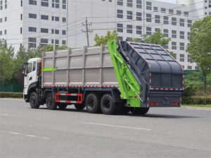 Camion à ordures lourd de haute qualité Dongfeng 8x4 de 35 mètres cubes / Camion à ordures compacteuse / Grand camion à ordures - Product Image 4