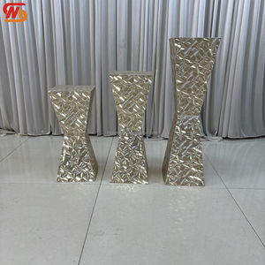 SMOOTH Factory Luxury Wedding Table Centerpiece Pillar Metal <b>Flower</b> <b>Display</b> Stand for Event Decoration - Product Image 1