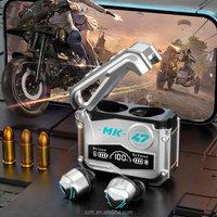 Muestra Gratuita de Auriculares MK47 OEM ODM, Auriculares para Juegos, Auriculares TWS, Auriculares Inalámbricos para Juegos