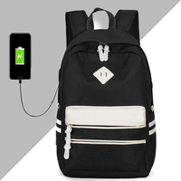 Sac à dos scolaire unisexe en toile personnalisé, très tendance, avec compartiment pour ordinateur, capacité 20-35L, pour jeunes filles et femmes, style mode