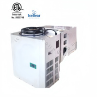 Unités de condensation monobloc à montage mural certifiées 1HP / 2HP ETL/UL pour système de réfrigération de congélateur de plain-pied