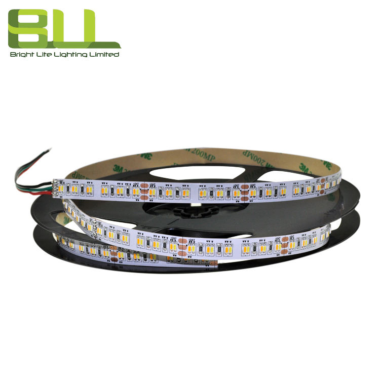 High Lumens 24v 3014 IP20 Dual Color Led Strips 240LEDs 3000K 4000K 6500K Each Meter UL Certificated LED Light