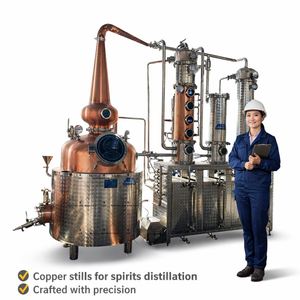 Columnas de reflujo de alambique de cobre multifuncionales, equipos de destilación híbridos, equipos para destilerías de ginebra - Product Image 3