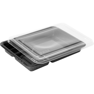 Bento Box 30 off PP Foam 3 Compartment Lunch Container <b>Kitchen</b> Food Storage Ecotainer PS Foam Alternative lunch box - Product Image 6