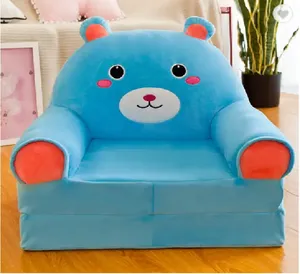 Silla de felpa para sala de estar al aire libre con diseño moderno de tamaño personalizado, asiento de sofá relleno de animales de dibujos animados, <span class=keywords><strong>espuma</strong></span> suave para bebés y niños - Product Image 5