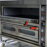 Équipement industriel de boulangerie Four professionnel à deux étages pour pizzas et pains à vendre