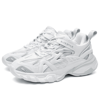 Chaussures de sport en maille polyester pour chaussures de course baskets marques blanches oem chine chaussures de sport hommes baskets