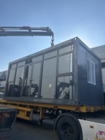 Edificio de Apartamentos Prefabricado Modular, Estructura de Acero, Garaje de 40 pies, Almacén, Panel Sándwich de Acero, Casa Contenedor Desmontable