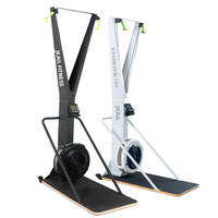 Appareil de ski commercial avec écran LED, unisexe, pour entraînement cardio aérobie, équipement de fitness pour salle de sport, utilisation en compétition, machine à ramer à résistance à air