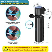 Pompe à air d'aquarium super silencieuse la plus vendue en gros - Aérateur d'oxygène écoénergétique pour aquarium domestique