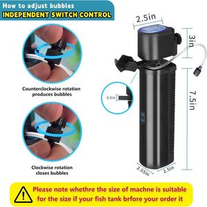 Bomba de Aire para Acuario Súper Silenciosa, Mayorista, Más Vendida - Aireador de Oxígeno de Bajo Consumo para Peceras Domésticas - Product Image 3