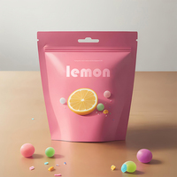 Imprimante de sachets en plastique avec fermeture à glissière sur pied pour sacs d'emballage alimentaire personnalisé vente en gros