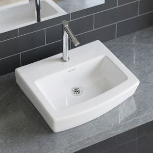 Bon marché Dessus de table standard Rectangulaire Salle de bain Céramique Lavabo Lavabo Lavabo Porcelaine Articles sanitaires Produits de salle de bain - Product Image 6