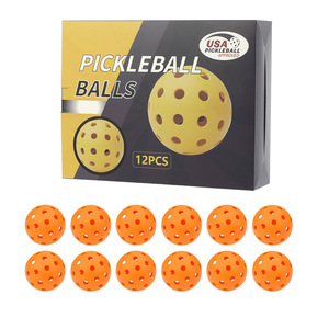 Paquete de 12 bolas de Pickleball Premium-Aprobado por USAP, 40 y 26 agujeros para exteriores/interiores con caja de color, perfectamente equilibrado - Product Image 5