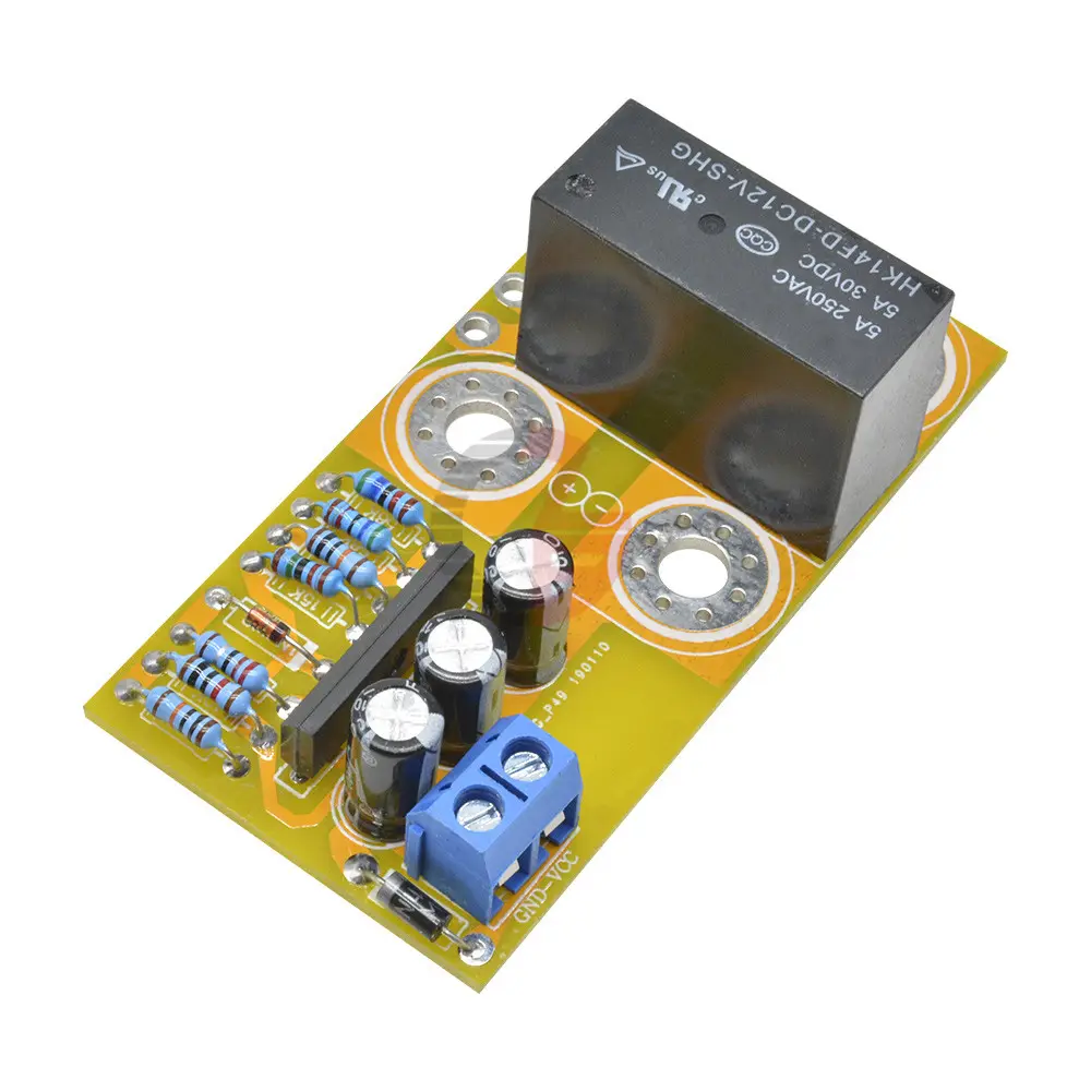 2 Channel UPC1237 Speaker Protection Circuit Board AC 12V-16V Protective Module with Time Delay Relay for Amplifier