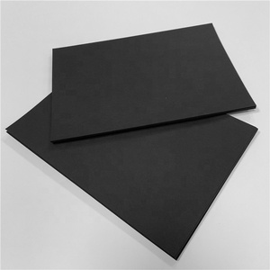 Cartón de papel kraft negro de lujo, tamaño personalizado, sin recubrimiento. - Product Image 2