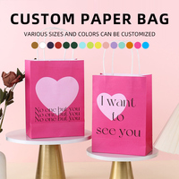 Sacs en papier kraft de qualité supérieure avec logo personnalisé, poignées plates, écologiques, recyclables, sacs de shopping pour vêtements, vente en gros