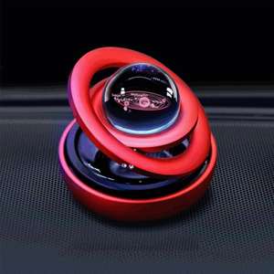 Ambientador Solar <span class=keywords><strong>de</strong></span> doble anillo <span class=keywords><strong>de</strong></span> suspensión para coche, adornos giratorios <span class=keywords><strong>de</strong></span> galaxia, decoración <span class=keywords><strong>de</strong></span> coche, levitación magnética - Product Image 3