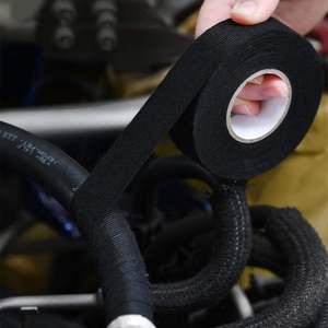 Тканевая лента для жгутов проводов, водонепроницаемая, термостойкая, односторонняя, с акриловым клеем, для маскировки автомобильной проводки - Product Image 4