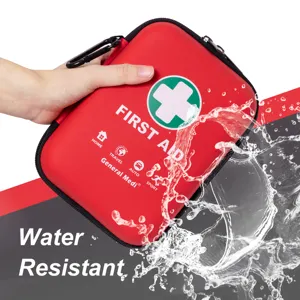 Aid BS8599 Standard Hard Hot Selling Waterproof Portable Red First Aid Kit With 170pcs Emergency Medical Supplies