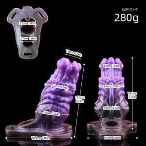 Préservatifs réutilisables en silicone liquide platine pour chien, pour l'agrandissement du pénis, meilleur préservatif amusant pour retarder l'éjaculation pour les couples - Product Image 2