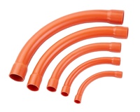 Raccord coudé à grand rayon en PVC thermorétractable, résistant aux UV, classe V0, pour conduite électrique, conforme aux normes AS/NZS, pour câblage extérieur