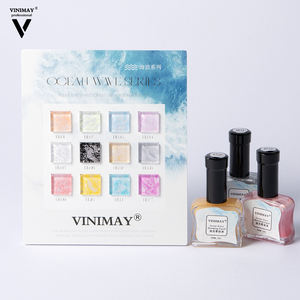 Vinimay Nail Ocean Wave Blooming <span class=keywords><strong>Gel</strong></span> 12 colores Nail Art Painting <span class=keywords><strong>Gel</strong></span> Vegan <span class=keywords><strong>Organic</strong></span> Nail Wave Blooming Liquid para venta al por mayor - Product Image 1