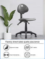 Chaise pivotante antistatique ESD moderne en gros pour comptoir, dessin technique, laboratoire scolaire, réglable en hauteur, salle de classe, laboratoire informatique