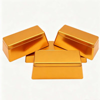 Boîtes en métal personnalisées de qualité alimentaire pour chocolat, biscuits, café, bonbons, emballages cadeaux de Noël, en promotion